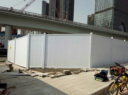 城市交通工程施工，PVC圍擋使用安裝效果更佳